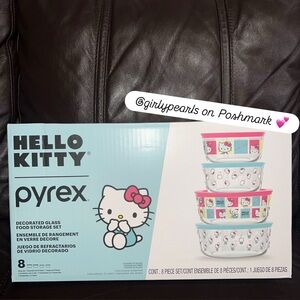 Hello Kitty Pyrex Glass Food Storage Set